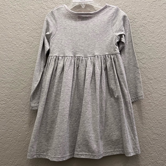 NEW Girls Good Lad Pink & Grey Long Sleeve Knit Dress 5T - NWT - Picture 5 of 6